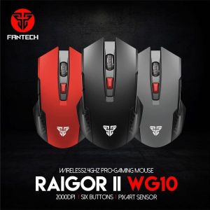 FANTECH WG10 Raigor II 2000 DPI Wireless 2.4GHz Pro Gaming Mouse - Zapcart Technology Qatar