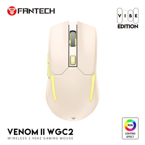 FANTECH WGC2 Venom II Rechargeable Wireless Gaming Mouse Mice With Gaming Sensor (Me series) - Zapcart Technology Qatar