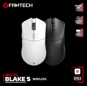 FANTECH WGC5S BLAKE WIRELESS GAMING MOUSE 12000 DPI PIXART 3311 SENSOR - Zapcart Technology Qatar