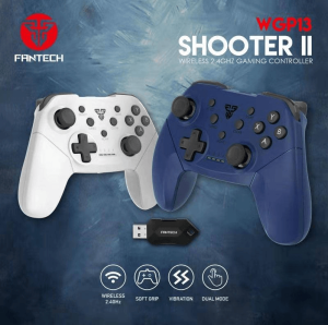 FANTECH (WGP13) SHOOTER II WIRELESS 2.4 GHz Gaming Controller Ergonomic PC GAMEPAD JOYTICK - Zapcart Technology Qatar