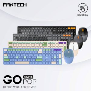 FANTECH WK895 / WK-895 Pop Keys Wireless Keyboard Mouse Combo Office Series - Zapcart Technology Qatar