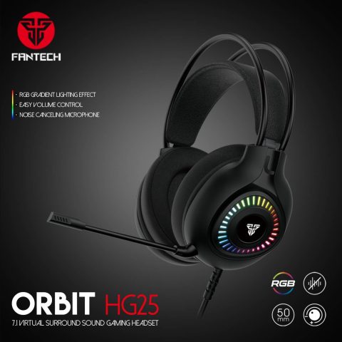 FANTECH(HG25)-GAMING HEADPHONE VIRTUAL 7.1 - Zapcart Technology Qatar