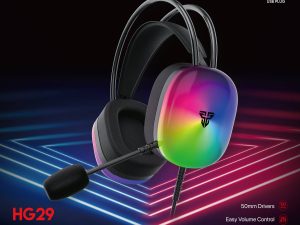 FANTECH(HG29-BLACK)-AURORA 7.1 VIRTUAL SURROUND SOUND GAMING HEADSET - Zapcart Technology Qatar