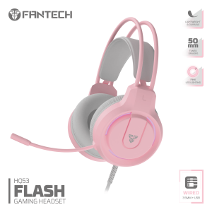 FANTECH(HQ53-PINK)-Gaming Headphone - Zapcart Technology Qatar