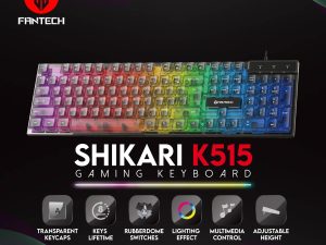 FANTECH(K515)-SHIKARI K515 104 KEY WIRED MEMBRANE KEYBOARD - Zapcart Technology Qatar