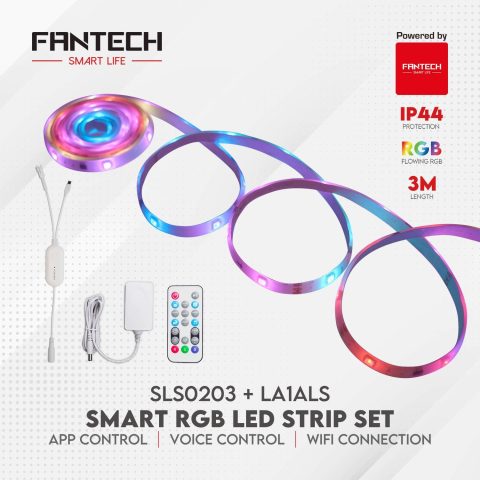 FANTECH(LA1ALSWH)-SMART RGB LED STRIP CONTROLLER - Zapcart Technology Qatar