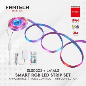 FANTECH(LA1ALSWH)-SMART RGB LED STRIP CONTROLLER - Zapcart Technology Qatar