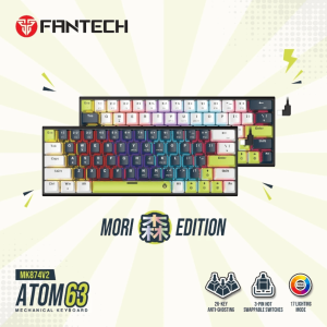 FANTECH(MK874V2)-MORI 森 EDITION ATOM 63 KEY WIRED GAMING KEYBOARD - Zapcart Technology Qatar
