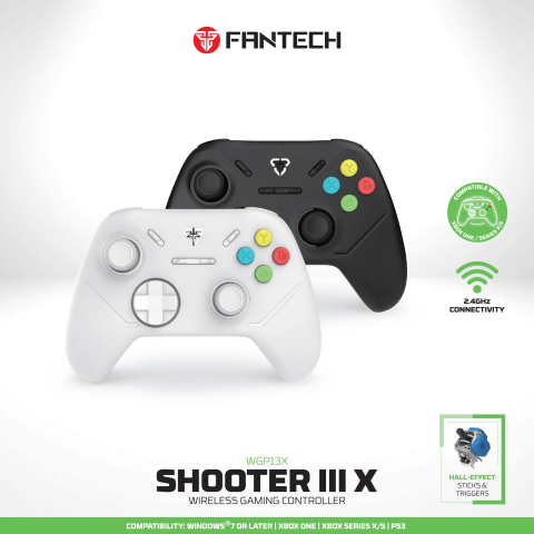 FANTECH(WGP13X)-SHOOTER III X WIRELESS GAMING CONTROLLER - Zapcart Technology Qatar