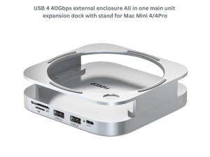FIDECO M40 USB4 40Gbps External SSD Enclosure & Expansion Dock for Mac mini M4 / M4 Pro - Zapcart Technology Qatar