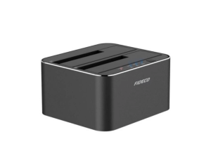 FIDECO YPZ04-S2-U3 USB3.0 DUAL BAY DOCKING FOR 2.5" 3.5" SATA HDD/ SSD MR114 Black (MR114BK) - Zapcart Technology Qatar