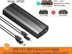 FIDECO(AP586)- USB C 3.2 SSD ENCLOSURE FOR APPLE - Zapcart Technology Qatar