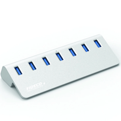 FIDECO(H718S WITH POWER)-USB3.2 GEN2 10G 7 PORT - Zapcart Technology Qatar
