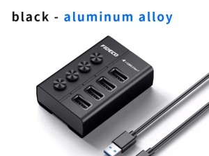 FIDECO(HKGC) TYPE-C(A-C) USB3.2 GEN1 5GB HUB WITH POWER 12V/2A - Zapcart Technology Qatar