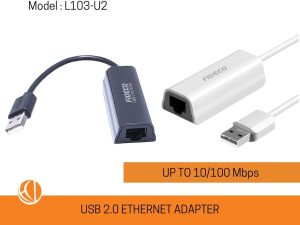 FIDECO(L103-U2)-USB LAN 2.0 Giblink 100Mbps - Zapcart Technology Qatar