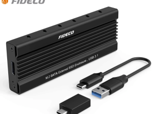 FIDECO(M203CS)-M.2 (NGFF) TYPE-C To SSD Aluminum CASING-B-KEY - Zapcart Technology Qatar