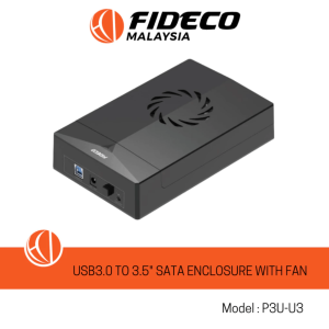 FIDECO(P3U-U3)-3.5 SATA UBS CASE WITH FAN - Zapcart Technology Qatar