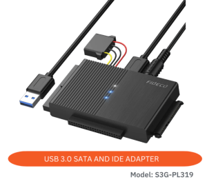 FIDECO(S3G-PL319)-USB 3.0 TO IDE/SATA CONVERTER WITH POWER SWITCH - Zapcart Technology Qatar