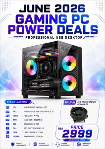 Gadget Zone Customized Gaming PC Set June Package (ENTRY) - Set C (AMD) - Zapcart Technology Qatar