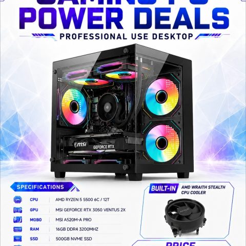 Gadget Zone Customized Gaming PC Set June Package (ENTRY) - Set C (AMD) - Zapcart Technology Qatar