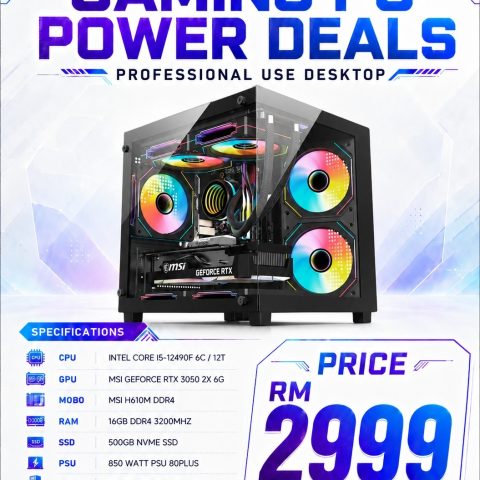 Gadget Zone Customized Gaming PC Set June Package (ENTRY) - Set D - Zapcart Technology Qatar