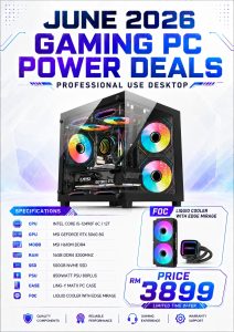 Gadget Zone Customized Gaming PC Set June Package (RTX5060 Series) - Set A - Zapcart Technology Qatar