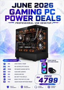 Gadget Zone Customized Gaming PC Set June Package (RTX5060 Series) - Set C (AMD) - Zapcart Technology Qatar