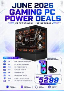 Gadget Zone Customized Gaming PC Set June Package (RTX5060 Series) - Set D - Zapcart Technology Qatar