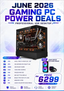 Gadget Zone Customized Gaming PC Set June Package (RTX5060 Series) - Set E - Zapcart Technology Qatar