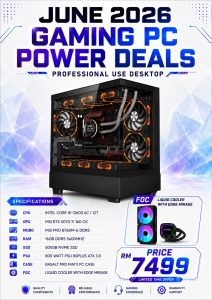 Gadget Zone Customized Gaming PC Set June Package (RTX5060 Series) - Set F - Zapcart Technology Qatar