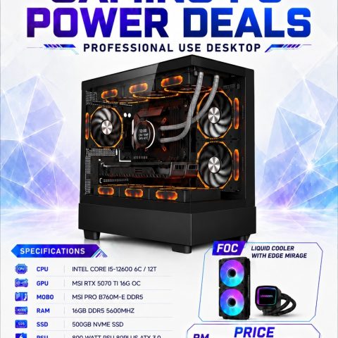 Gadget Zone Customized Gaming PC Set June Package (RTX5060 Series) - Set F - Zapcart Technology Qatar