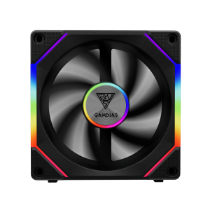 Gamdias 30mm Thick PWM fan/ ARGB fan (1 PC) - AEOLUS P2-1201 - Zapcart Technology Qatar