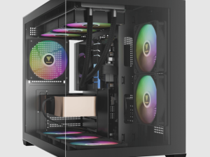 GAMDIAS AURA GC10M ARGB SPACIOUS PANORAMIC ARGB MICRO-TOWER CASE - Zapcart Technology Qatar