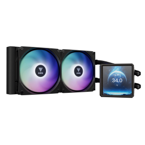 GAMDIAS AURA GL240 LCD ARGB LIQUID COOLER - Zapcart Technology Qatar