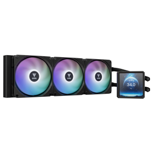 GAMDIAS AURA GL360 LCD ARGB LIQUID COOLER - Zapcart Technology Qatar