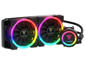 Gamdias GAMDIAS Chione M1A Cooler 140mm Fan X2 - CHIONE M1A-280R - Zapcart Technology Qatar