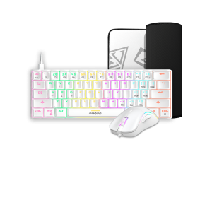 Gamdias Hermes E4 3-in-1 Gaming Combo [61 KEY Mechanical Keyboard + mouse + LARGE Mousepad] - Zapcart Technology Qatar