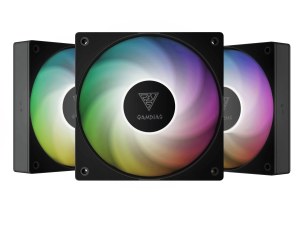 Gamdias NOTUS M1-1203 ARGB (ARGB PWM Fan (3 PC) Swappable Fan Blades (Reverse Fan Blades Included)) - Zapcart Technology Qatar