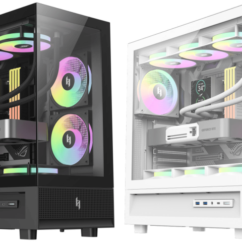 GAMEMAX 270° Panoramic View NEX C51 ATX GAMING PC CASE - Zapcart Technology Qatar