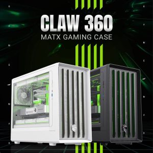 GAMEMAX CLAW 360 M-ATX Gaming PC Case - Zapcart Technology Qatar