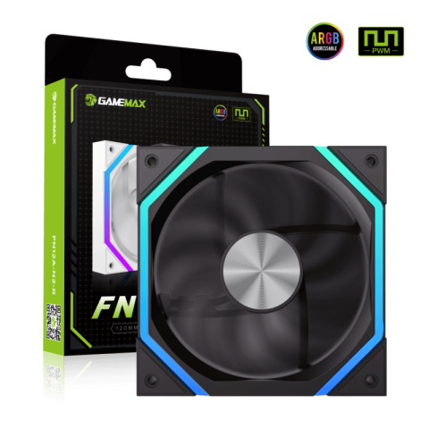 GAMEMAX FN12A-N2 120MM PWM ARGB FAN - Zapcart Technology Qatar