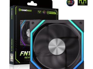 GAMEMAX FN12A-N2-R 120MM ARGB REVERSE BLADE COOLNG FAN - Zapcart Technology Qatar