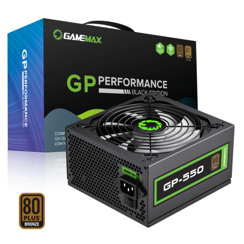 Gamemax GP550 80plus Bronze Power Supply - Zapcart Technology Qatar