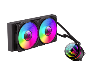 GAMEMAX ICEBURG 240 Infinity 240mm ARGB Liquid CPU Cooler - Zapcart Technology Qatar
