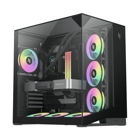 Gamemax NEX C56 VC Dual-chamber ATX PC Case - Zapcart Technology Qatar