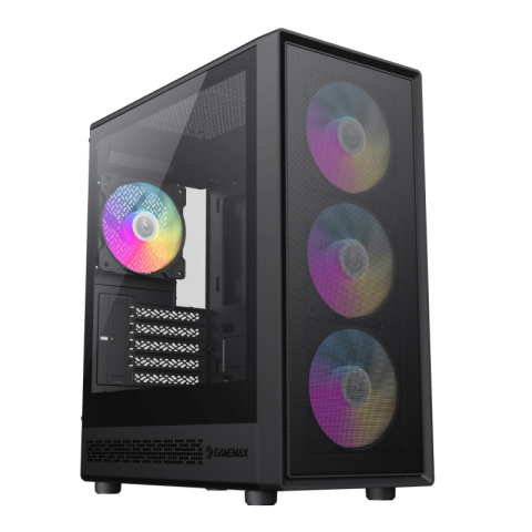GAMEMAX Storm 2 MB-Mid Tower ATX Gaming PC Cases - Black - Zapcart Technology Qatar