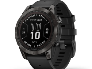 GARMIN fēnix 7 Pro – Sapphire Solar Edition Advanced GPS Multisports Smartwatch with Solar Charging Carbon Gray DLC Titanium with Black Band - Zapcart Technology Qatar