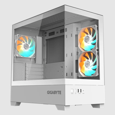 GIGABYTE C201 PANORAMIC ICE CASING WHITE - Zapcart Technology Qatar
