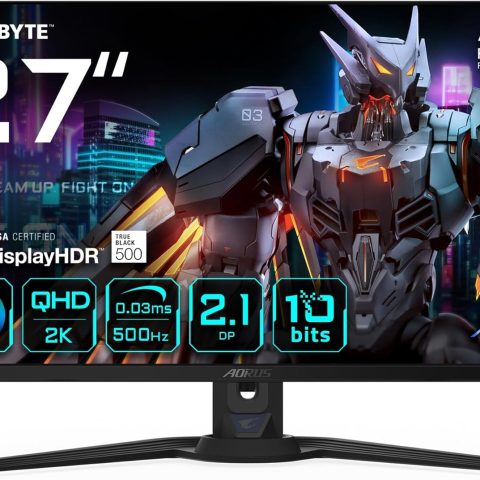 GIGABYTE FO27Q5P 27" QHD OLED 500Hz Flat Gaming Monitor - Zapcart Technology Qatar