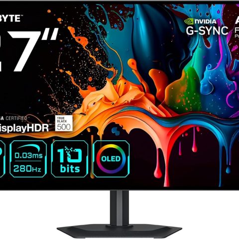 GIGABYTE MO27Q28G 27" W-OLED QHD 280Hz Flat Gaming Monitor - Zapcart Technology Qatar